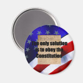 Aimant avec/ La seule solution (Recto/Verso)