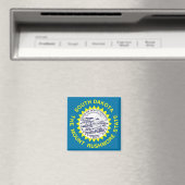 Aimant avec le drapeau de l'État du Dakota du Sud  (In Situ (Lave-vaisselle))