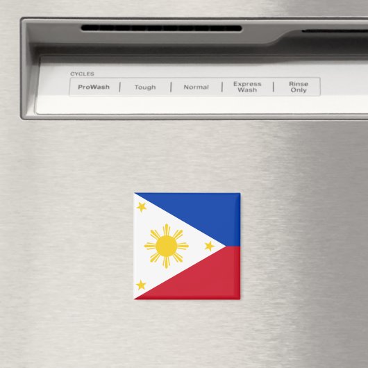 Aimant avec le drapeau des Philippines (In Situ (Lave-vaisselle))