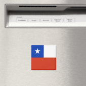 Aimant avec le drapeau du Chili (In Situ (Lave-vaisselle))