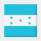 Aimant avec le drapeau du Honduras (Devant)
