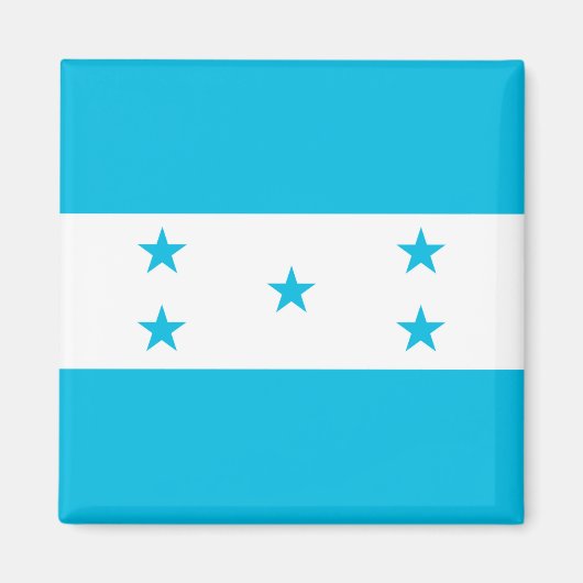 Aimant avec le drapeau du Honduras (Devant)