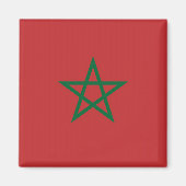 Aimant avec le drapeau du Maroc (Devant)