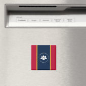 Aimant avec le drapeau du Mississippi (In Situ (Lave-vaisselle))