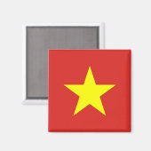 Aimant avec le drapeau du Vietnam (Recto/Verso)