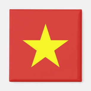 Aimant avec le drapeau du Vietnam
