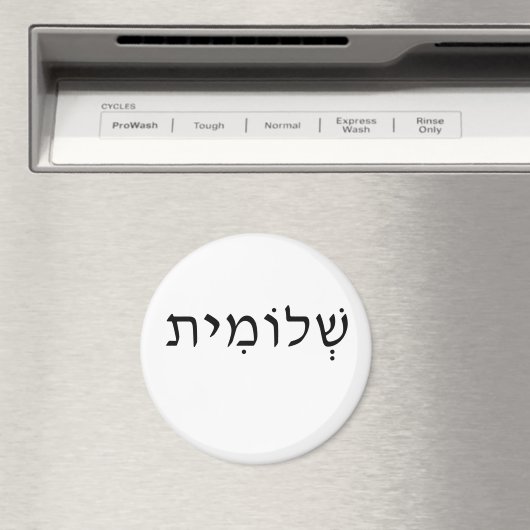 Aimant avec nom hébreu (In Situ (Lave-vaisselle))