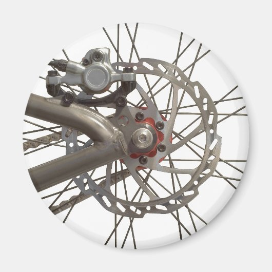 Aimant avec roue arrière du vélo (Devant)