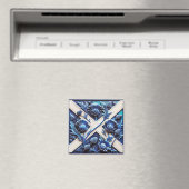 Aimant avec soie écossaise Design (In Situ (Lave-vaisselle))