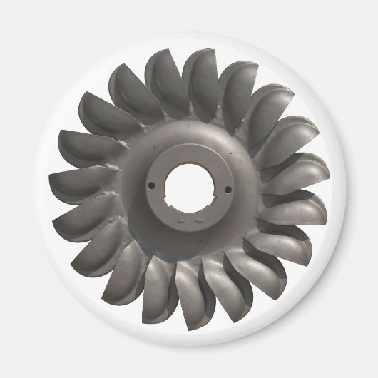 Aimant avec Turbine à eau (Devant)