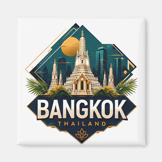 Aimant Aventure à Bangkok Thaïlande (Devant)