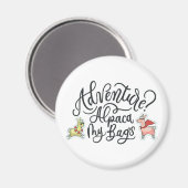 Aimant Aventure ? Alpaca Mes Sacs (Recto/Verso)