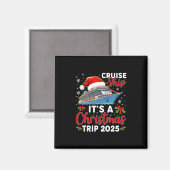 Aimant Aventure de Croisière de Noël 2025 (Recto/Verso)
