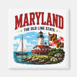 Aimant Aventure de la baie de Chesapeake dans le Maryland