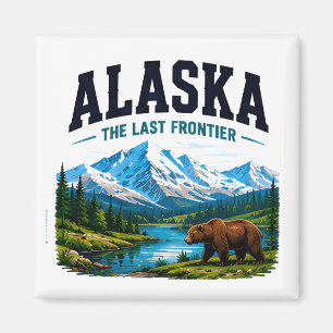 Aimant Aventure de la dernière frontière de l'Alaska