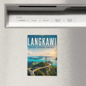 Aimant 🌿 Aventure de l'île de Langkawi en Malaisie 🌉 (In Situ (Lave-vaisselle))