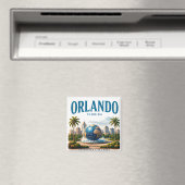 Aimant Aventure ensoleillée d'Orlando (In Situ (Lave-vaisselle))