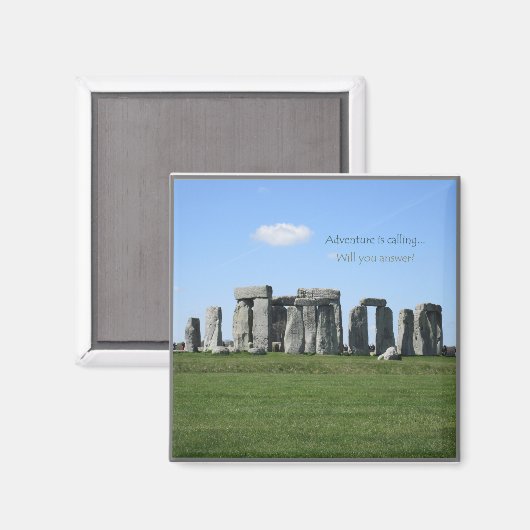 Aimant Aventure Stonehenge (Recto/Verso)