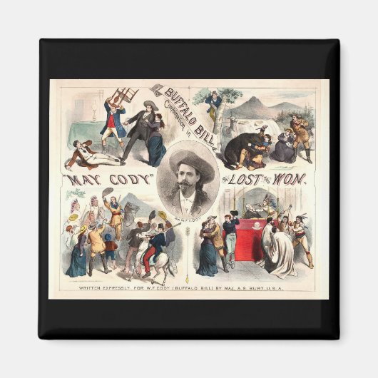 Aimant Aventures de Buffalo Bill (Devant)