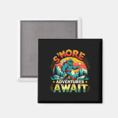 Aimant aventures Smor attendent drôle bigfoot camping (Recto/Verso)