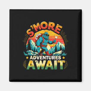 Aimant aventures Smor attendent drôle bigfoot camping