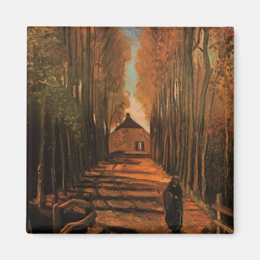 Aimant Avenue des peupliers à l'automne par Vincent van G (Devant)