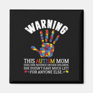 Aimant Avertissement Cette Maman Autiste Utilise La Patie
