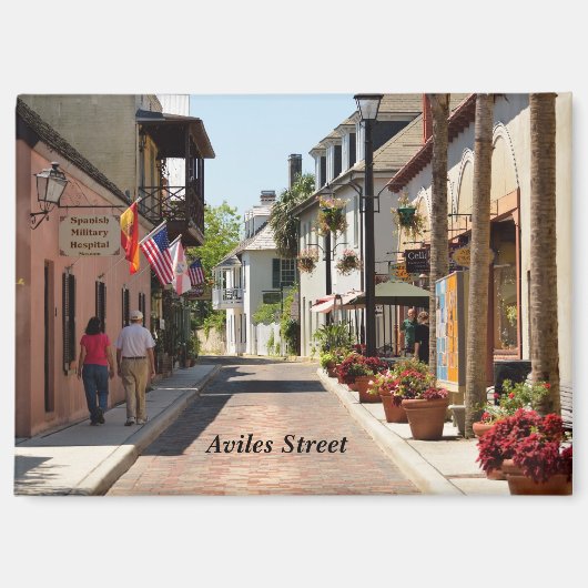 Aimant Aviles street St Augustine, Floride (Recto)