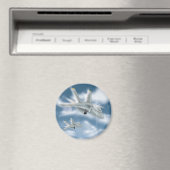 Aimant Avion à réaction militaire (In Situ (Lave-vaisselle))