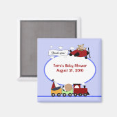 Aimant AVION & Baby shower DE TRAIN Favoriser l'aimant (Recto/Verso)