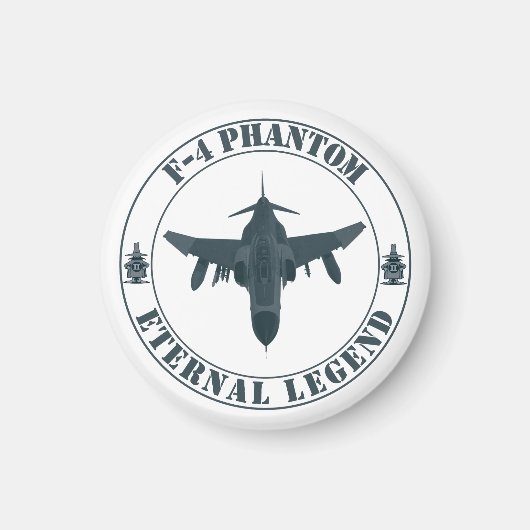 Aimant Avion de combat légendaire F-4 Phantom (Devant)