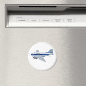 Aimant Avion de dessin (In Situ (Lave-vaisselle))