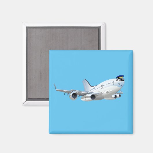 Aimant Avion de dessin (Recto/Verso)