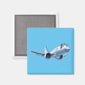 Aimant Avion de dessin (Recto/Verso)