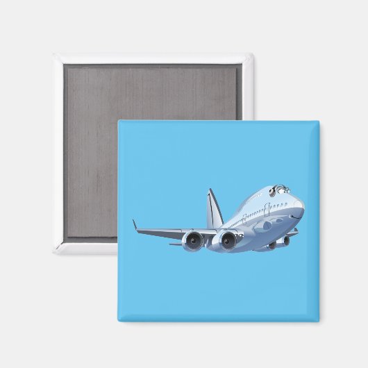 Aimant Avion de dessin (Recto/Verso)