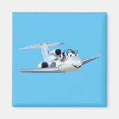 Aimant Avion de dessin (Devant)