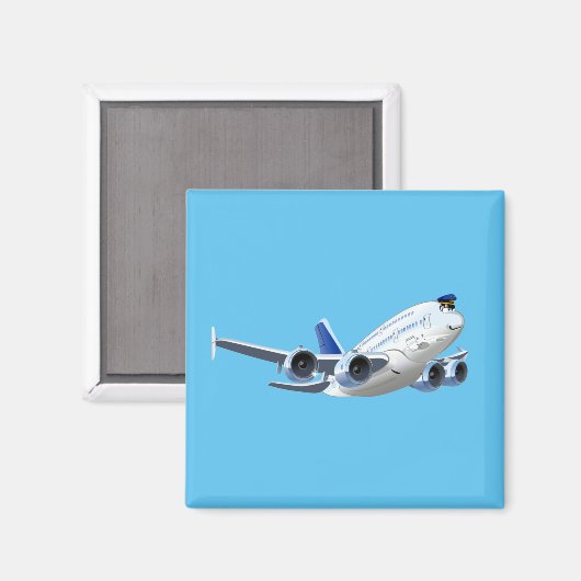 Aimant Avion de dessin (Recto/Verso)