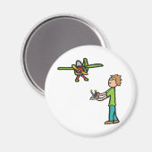Aimant Avion de modèle RC (Recto/Verso)