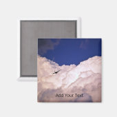 Aimant Avion de transport militaire par Shirley Taylor (Recto/Verso)