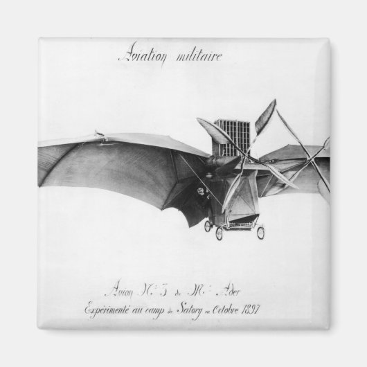 Aimant Avion III, "La chauve-souris" (Devant)