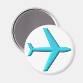 Aimant Avion/Jet (Recto/Verso)