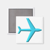 Aimant Avion/Jet (Recto/Verso)