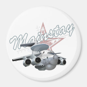 Aimant Avion militaire de dessin