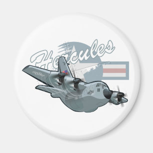 Aimant Avion militaire de dessin