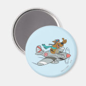 Aimant Avion volant Scooby-Doo (Recto/Verso)