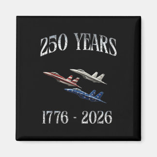 Aimant Avions de combat Drapeau 250 ans 1776-2026 250e an