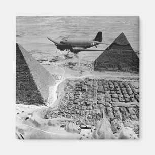 Aimant Avions De Transport 2ème guerre mondiale Survolant
