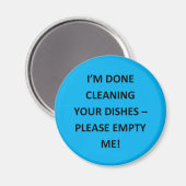 Aimant Avis de lave-vaisselle de bureau (Recto/Verso)