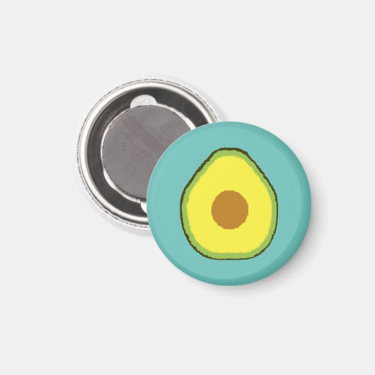 Aimant Avocado (Recto/Verso)