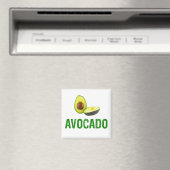 Aimant Avocado, j'adore l'avocat (In Situ (Lave-vaisselle))